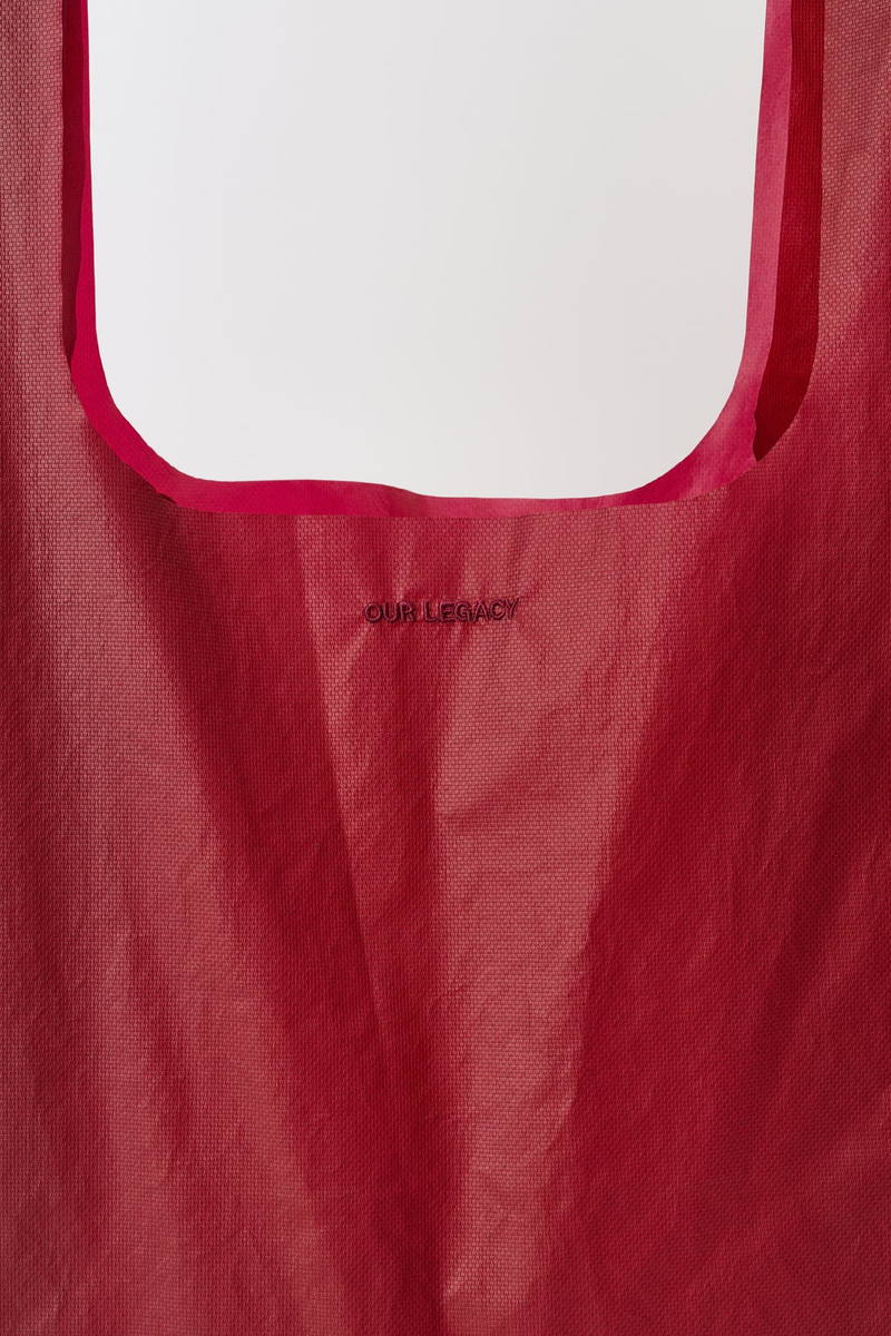 Our Legacy Grocery Bag Carmine Nyloguard Grid outlook