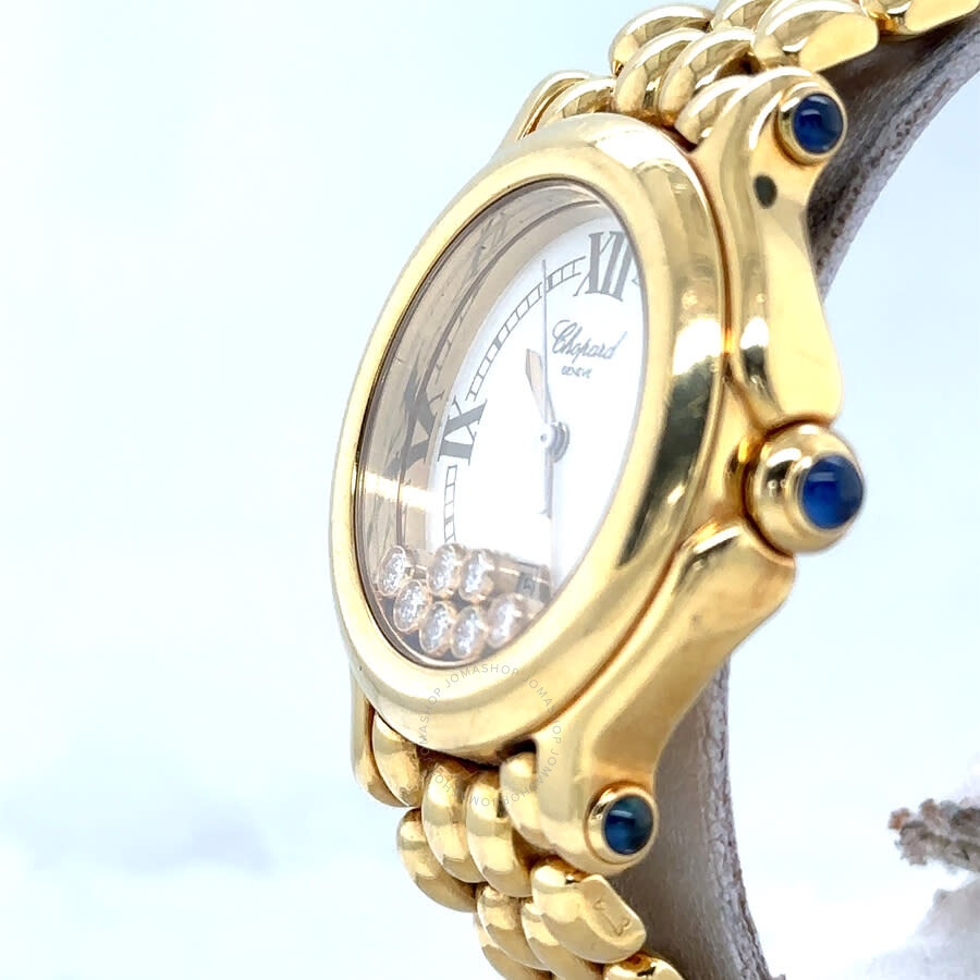Pre-owned Chopard Happy Sport Quartz White Dial Ladies Watch 27/6137-23 - 4