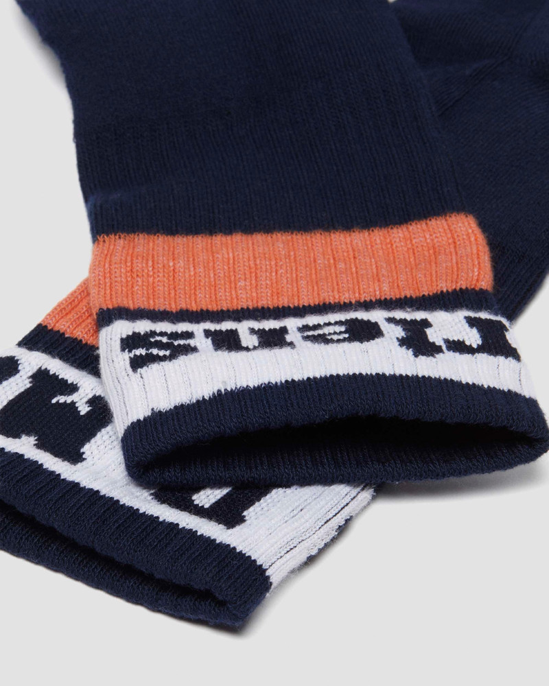 Athletic Logo Organic Cotton Blend Socks 4