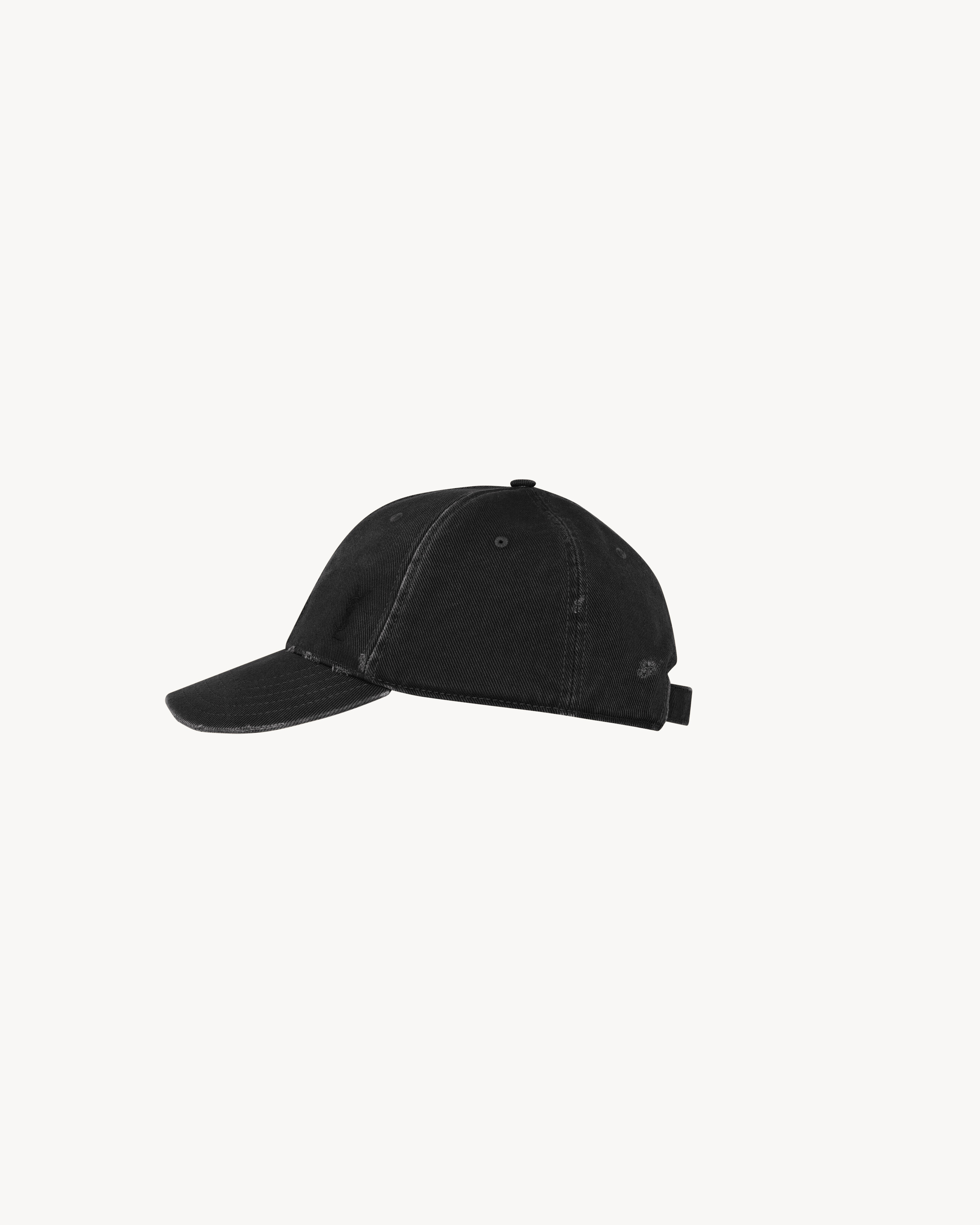 cassandre cap in washed denim - 3