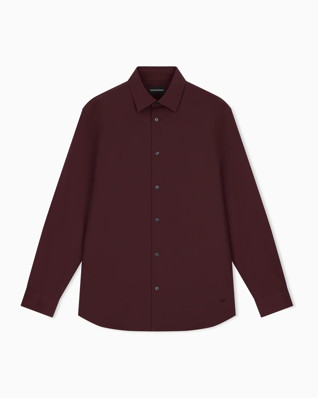 REGULAR FIT SHIRT IN STRETCH FABRIC - 1