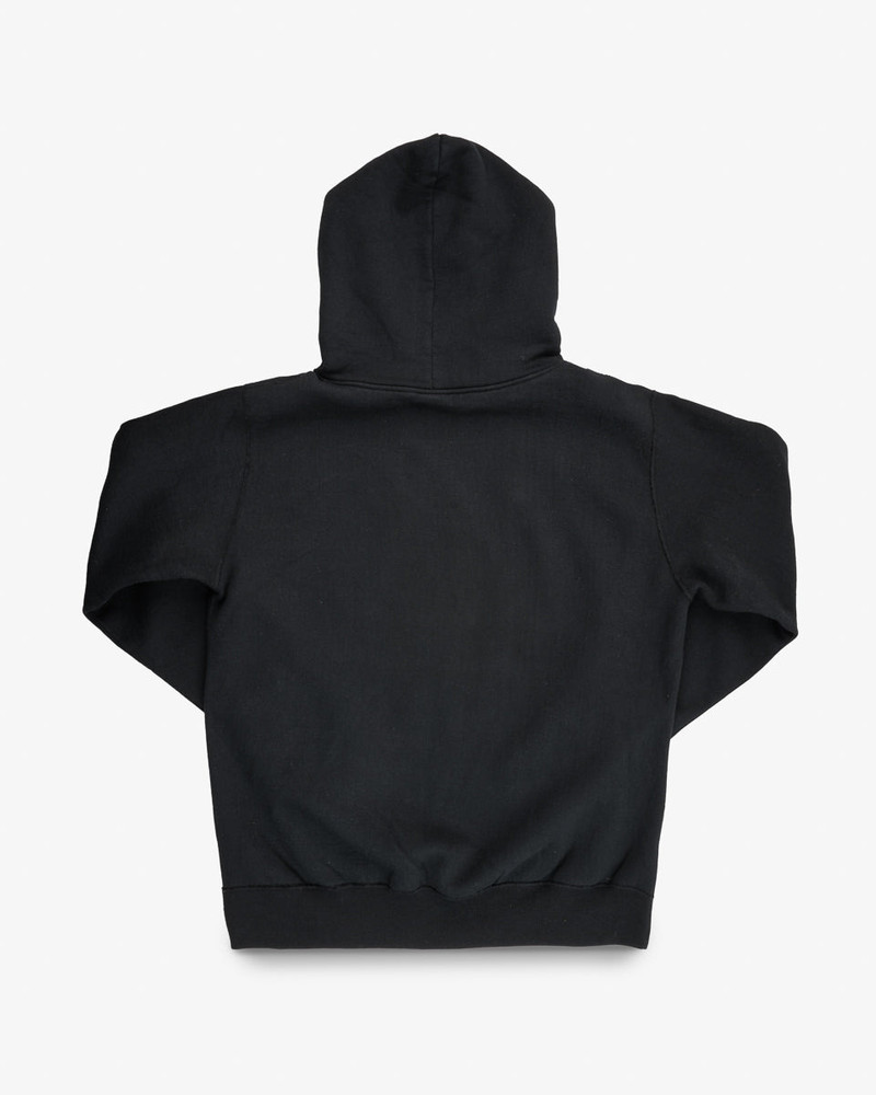 IHSW-79-BLK PRINTED 14OZ ULTRA HEAVYWEIGHT LOOPWHEEL COTTON HOODIE - BLACK 5