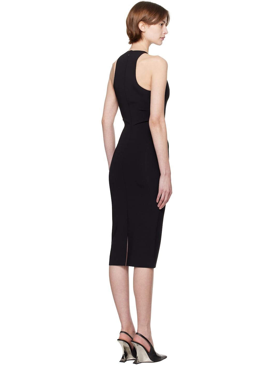 Black Star Sleeveless Midi Dress - 3