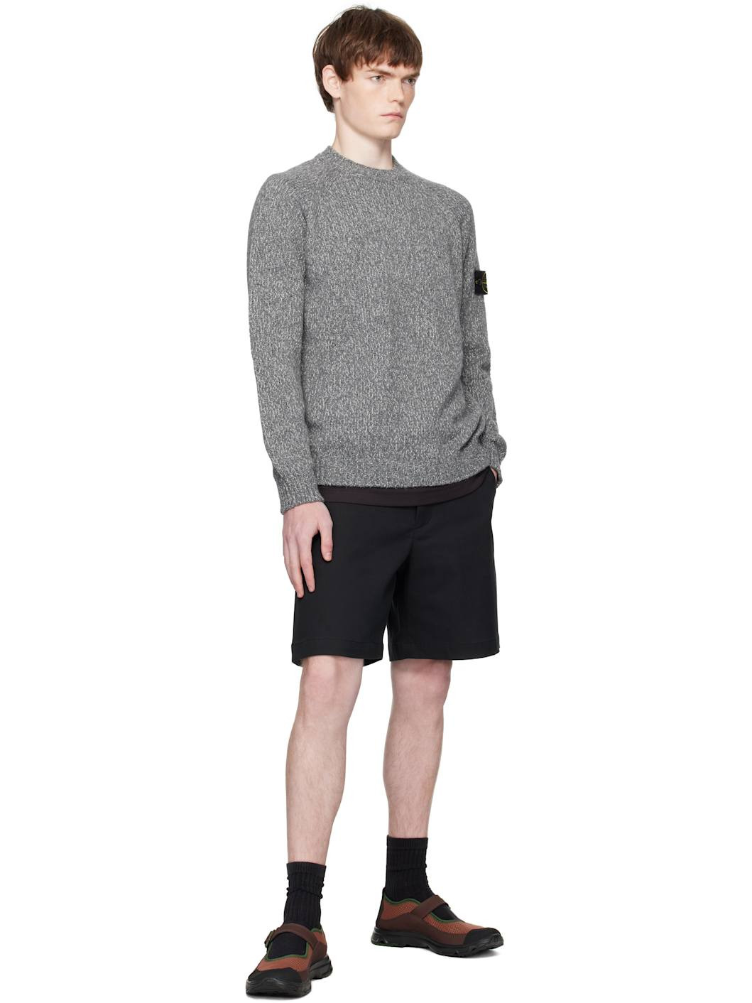 Gray 5100050 Crew Neck Sweater - 5