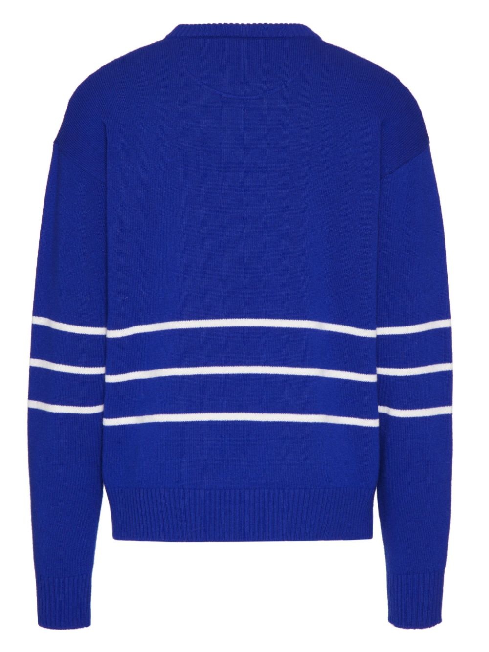 logo-intarsia crew-neck jumper - 2
