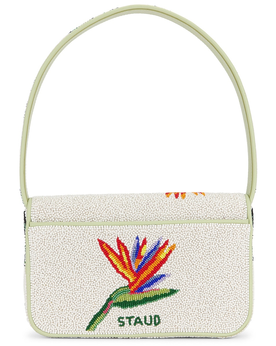 STAUD Tommy Beaded Bag | forward | REVERSIBLE