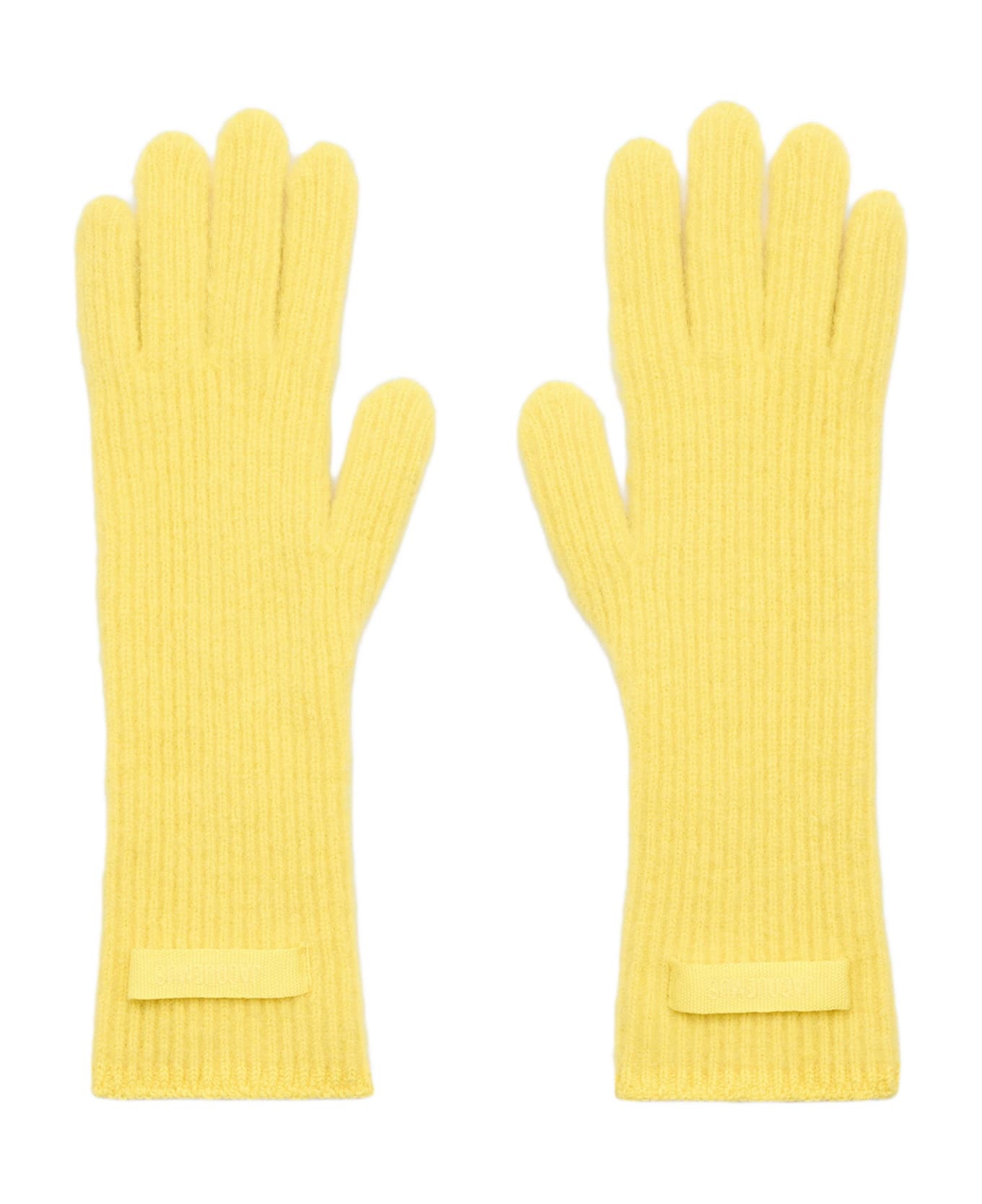 Grosgrain Wool Gloves - 1