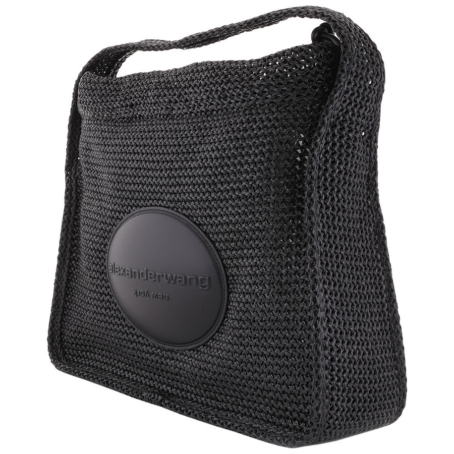 T by Alexander Wang Large Ryan Raffia Effect Shoulder Bag - 3