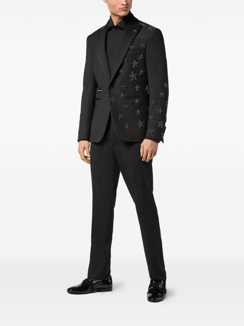 PHILIPP PLEIN Stars wool blazer outlook