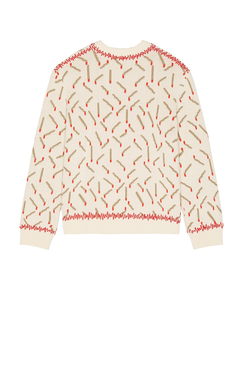 Cotton Jacquard Matches Sweater - 2