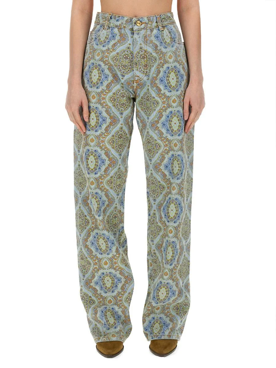 ETRO JEANS CON STAMPA PAISLEY - 1