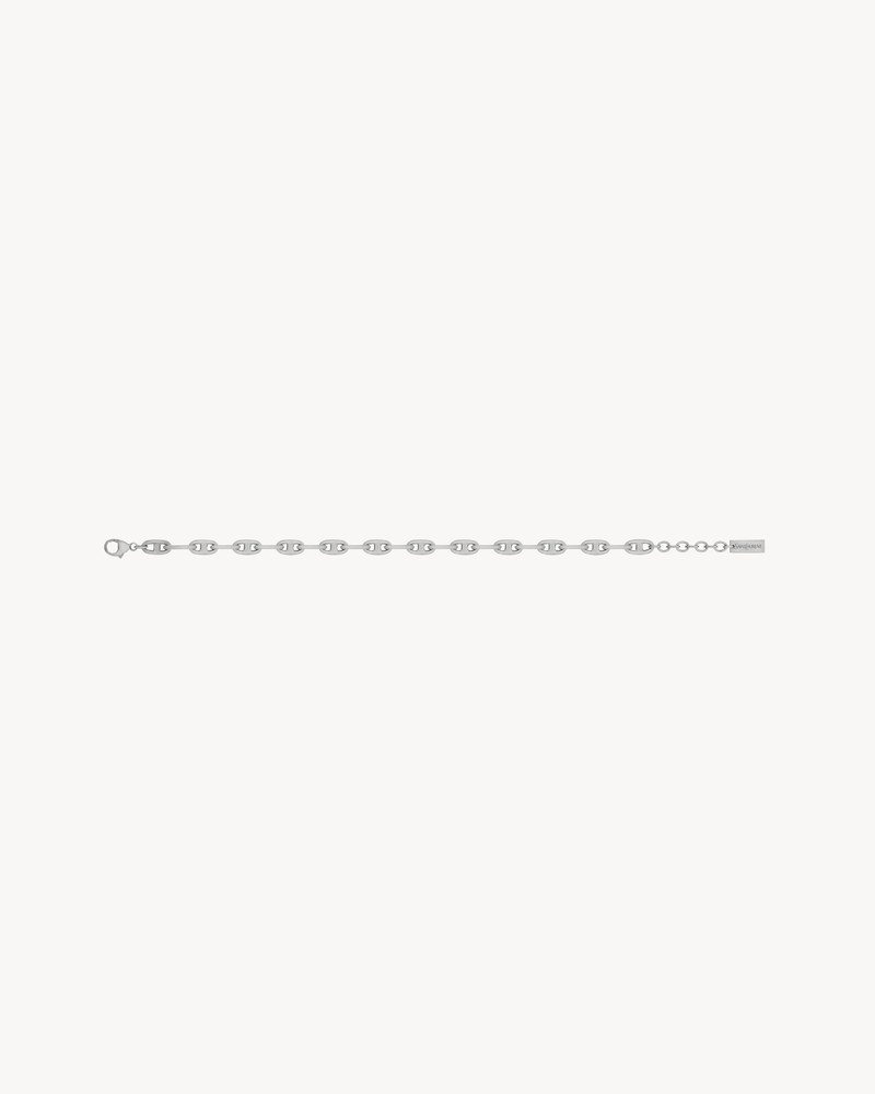 SAINT LAURENT ANCHOR-CHAIN BRACELET IN METAL outlook