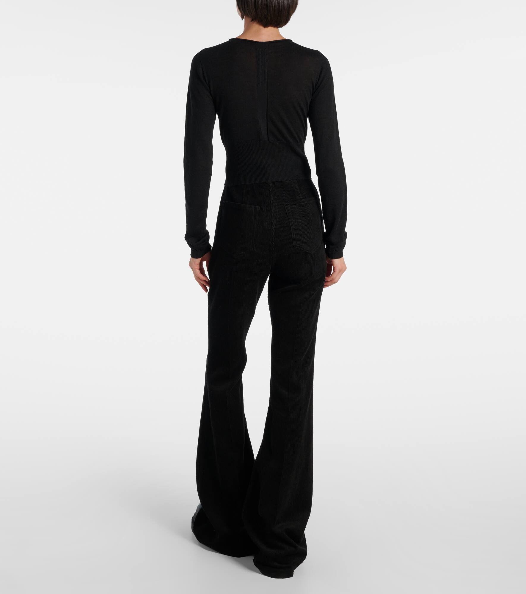 Cutout virgin wool sweater - 3