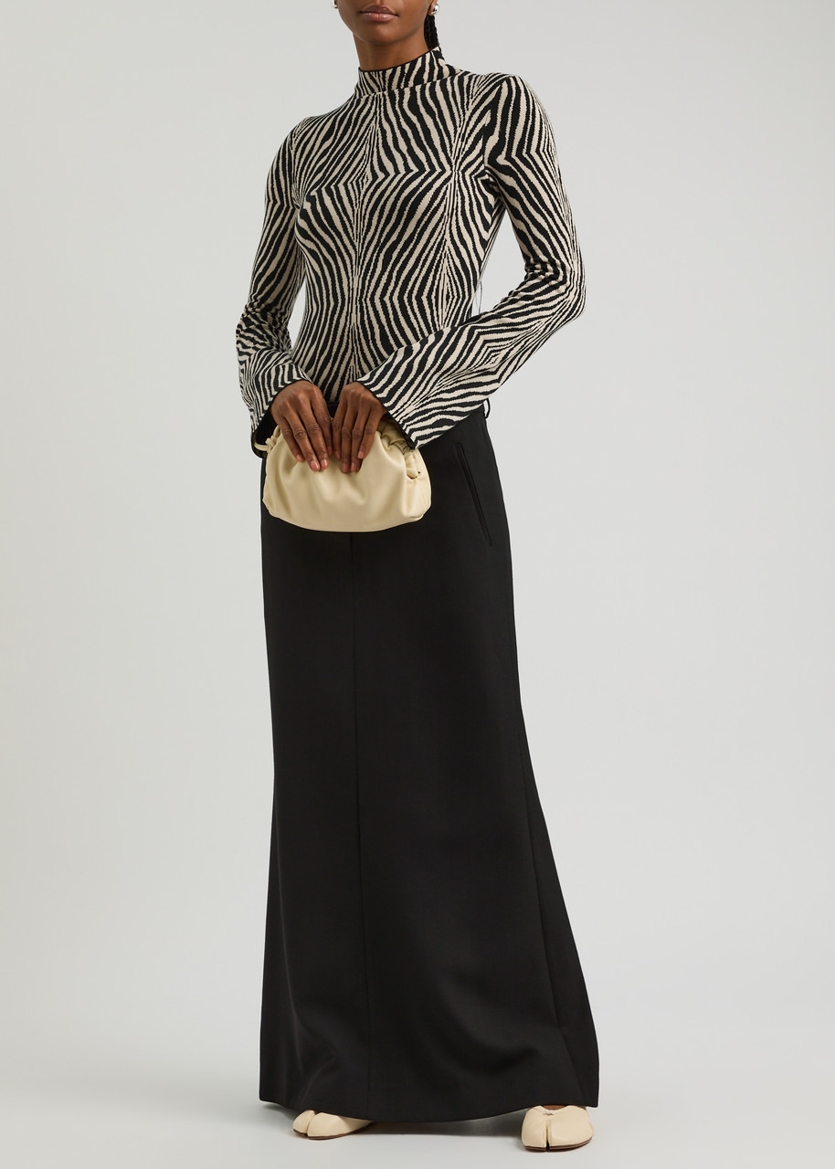 BY Malene Birger Bernie Zebra-intarsia Stretch-knit Jumper - 4