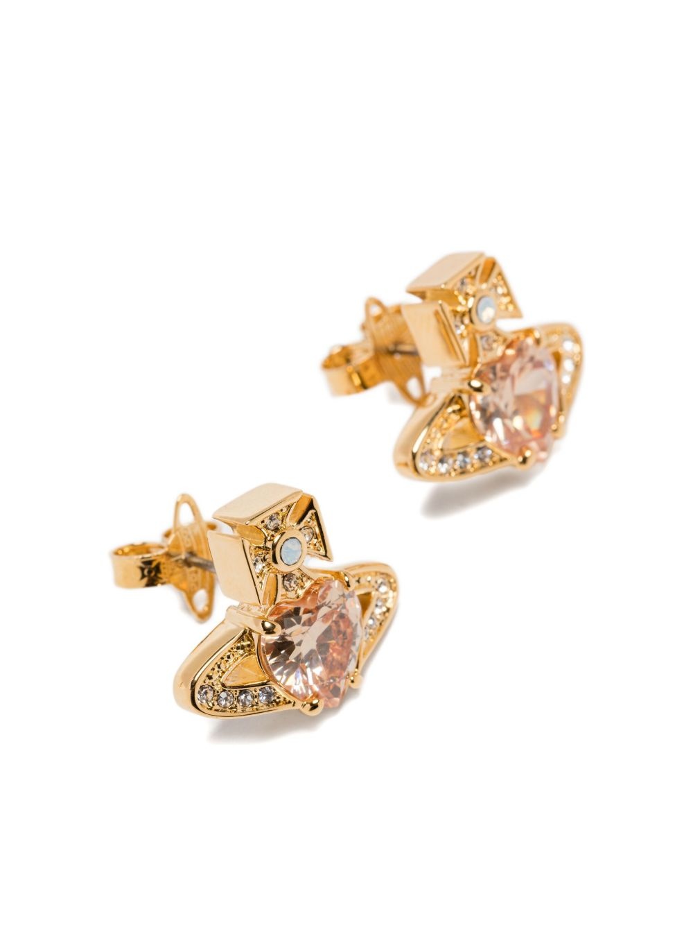 heart orb earrings - 3
