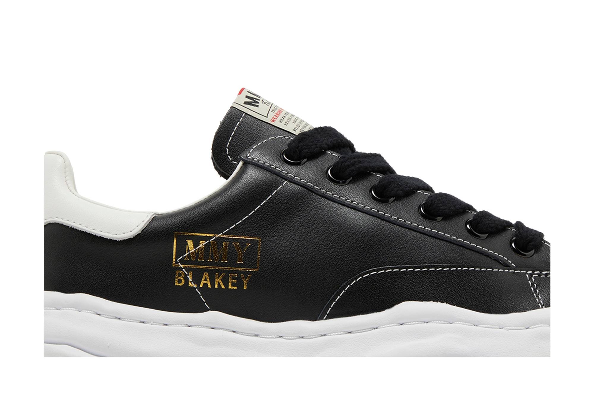 Maison Mihara Yasuhiro Blakey OG Sole Leather Low 'Black White' - 2