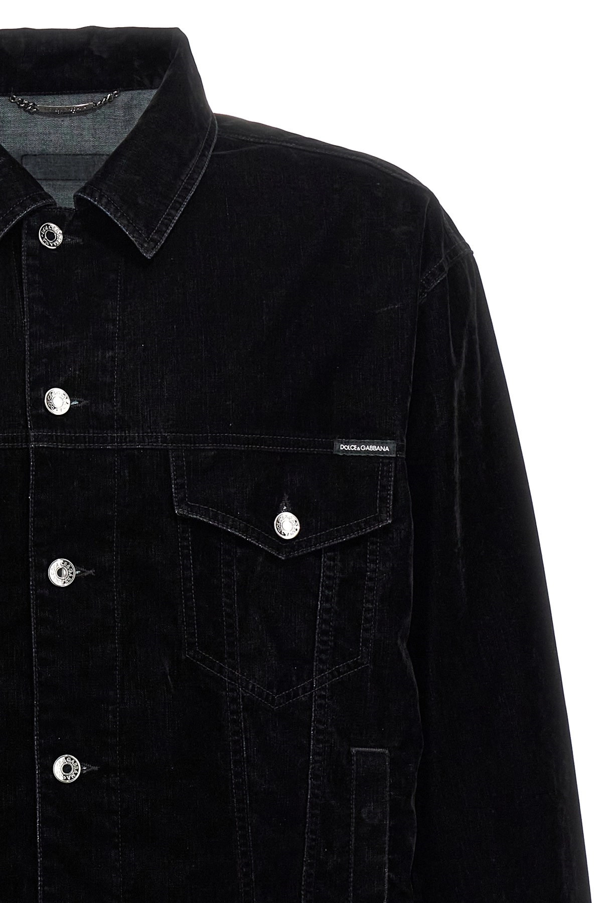 Velvet shirt jacket - 4