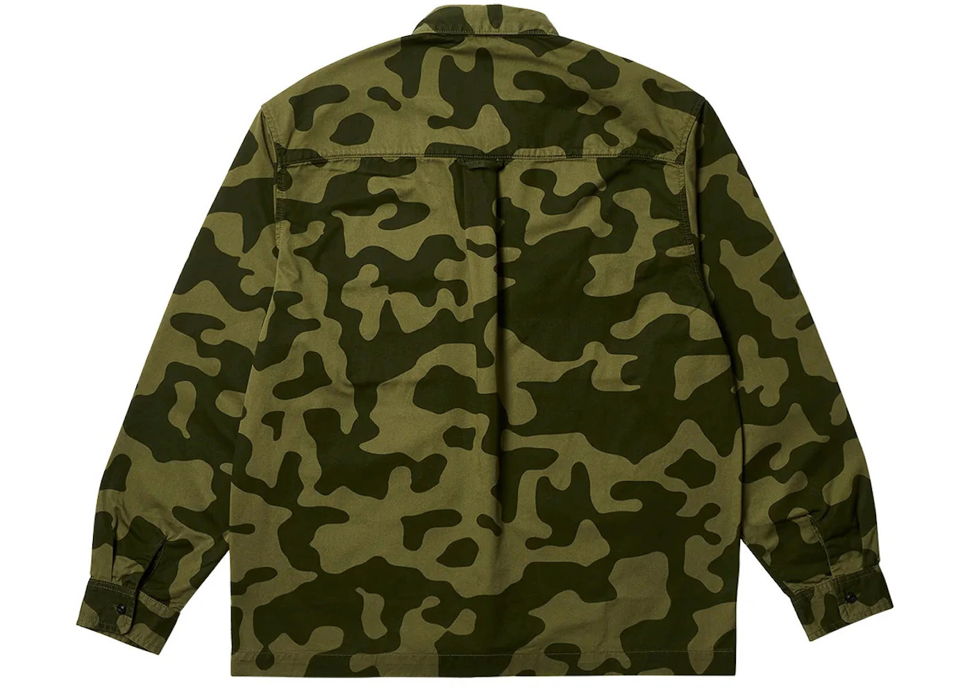 Palace x Carhartt WIP Longsleeve Master Shirt Dollar Green Camo - 2