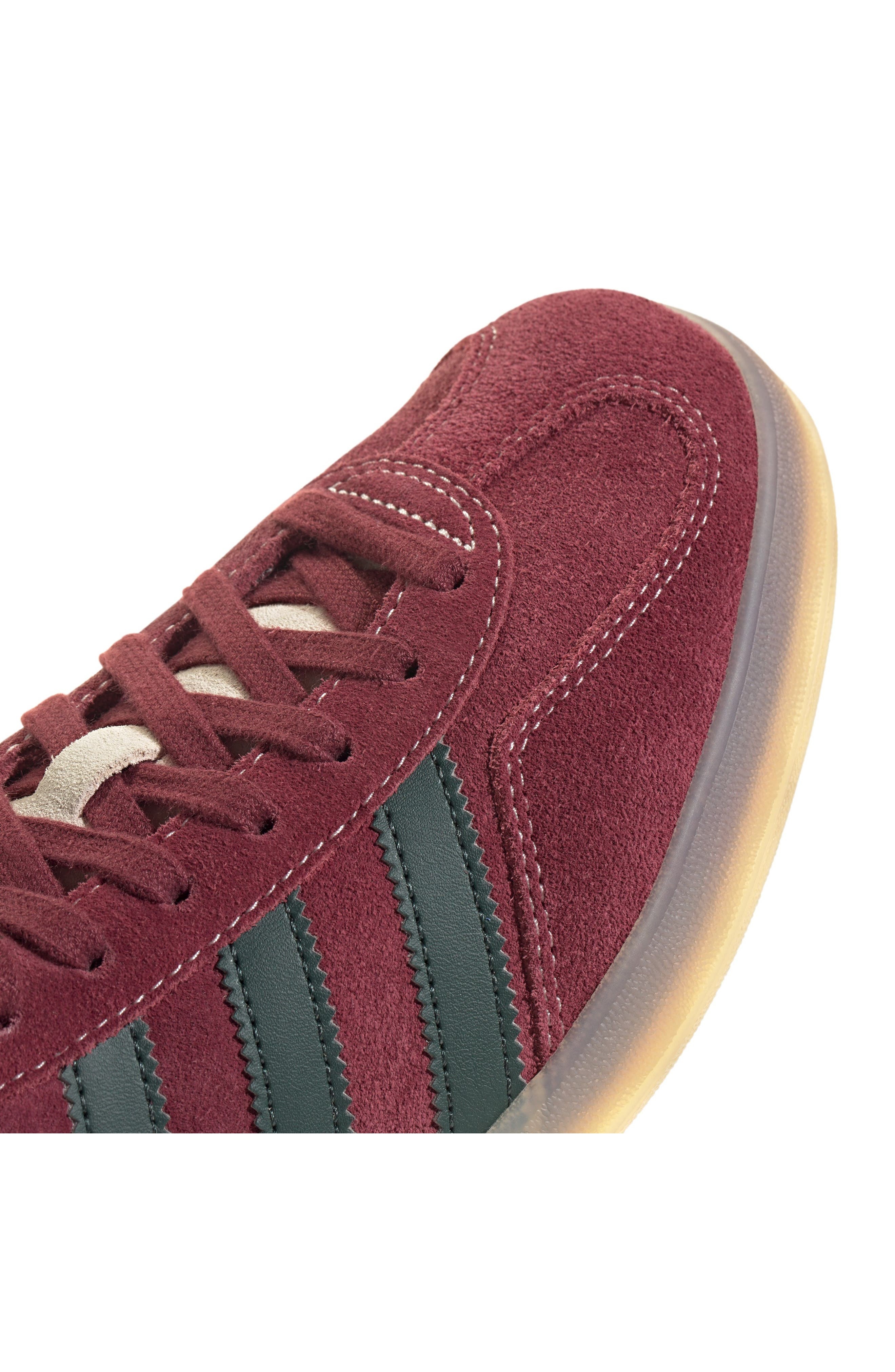 adidas Gazelle Indoor Sneaker in Shadow Red/green/white at Nordstrom - 9