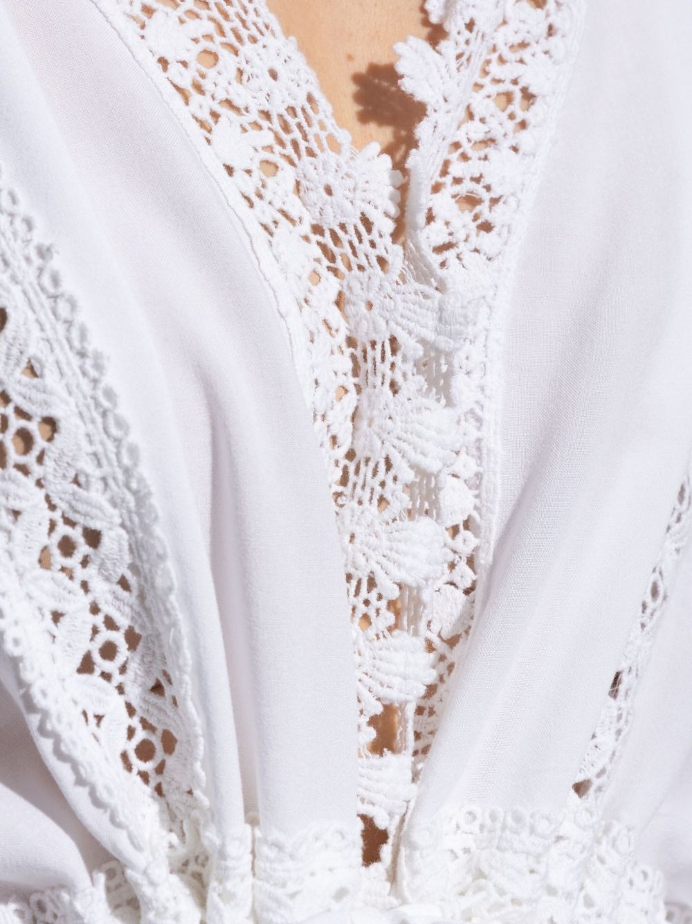 Evin lace-trim beach cover-up - 5