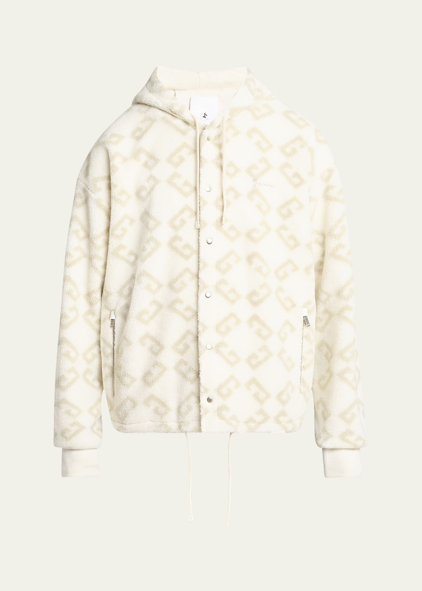 Men's 4G Fleece Hooded Jacket - 1