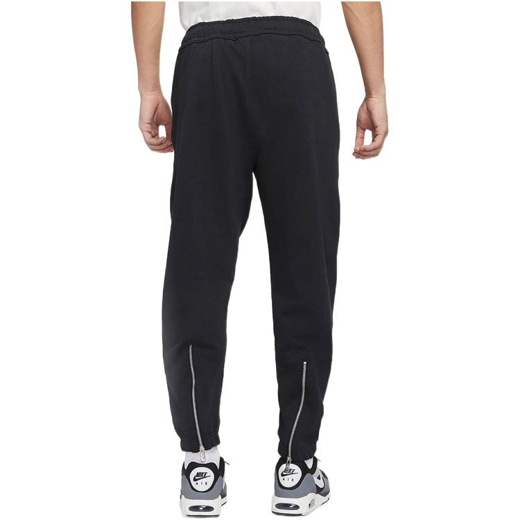 Nike Trend Capsule Series Sports Breathable Training Casual Bundle Feet Long Pants Black DM5272-045 - 4