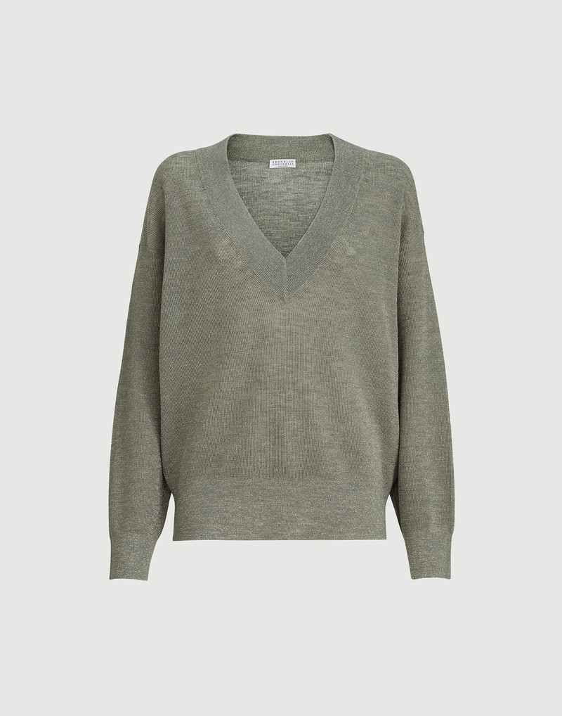 Sparkling linen sweater 1