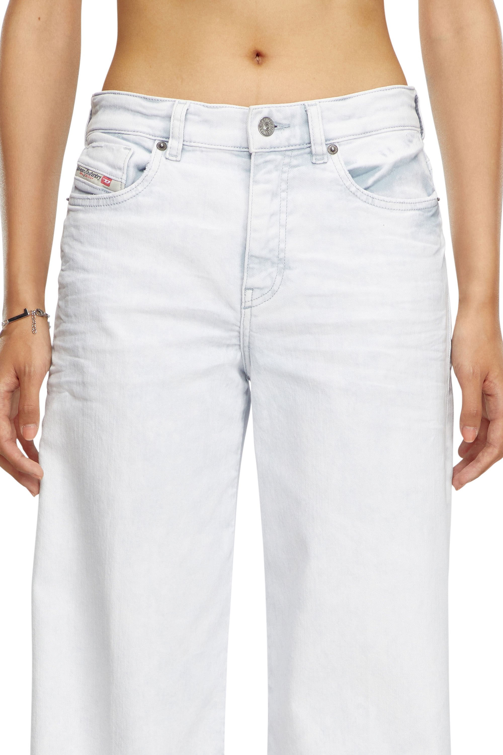BOOTCUT AND FLARE JEANS 1978 D-AKEMI 0GRDL - 5