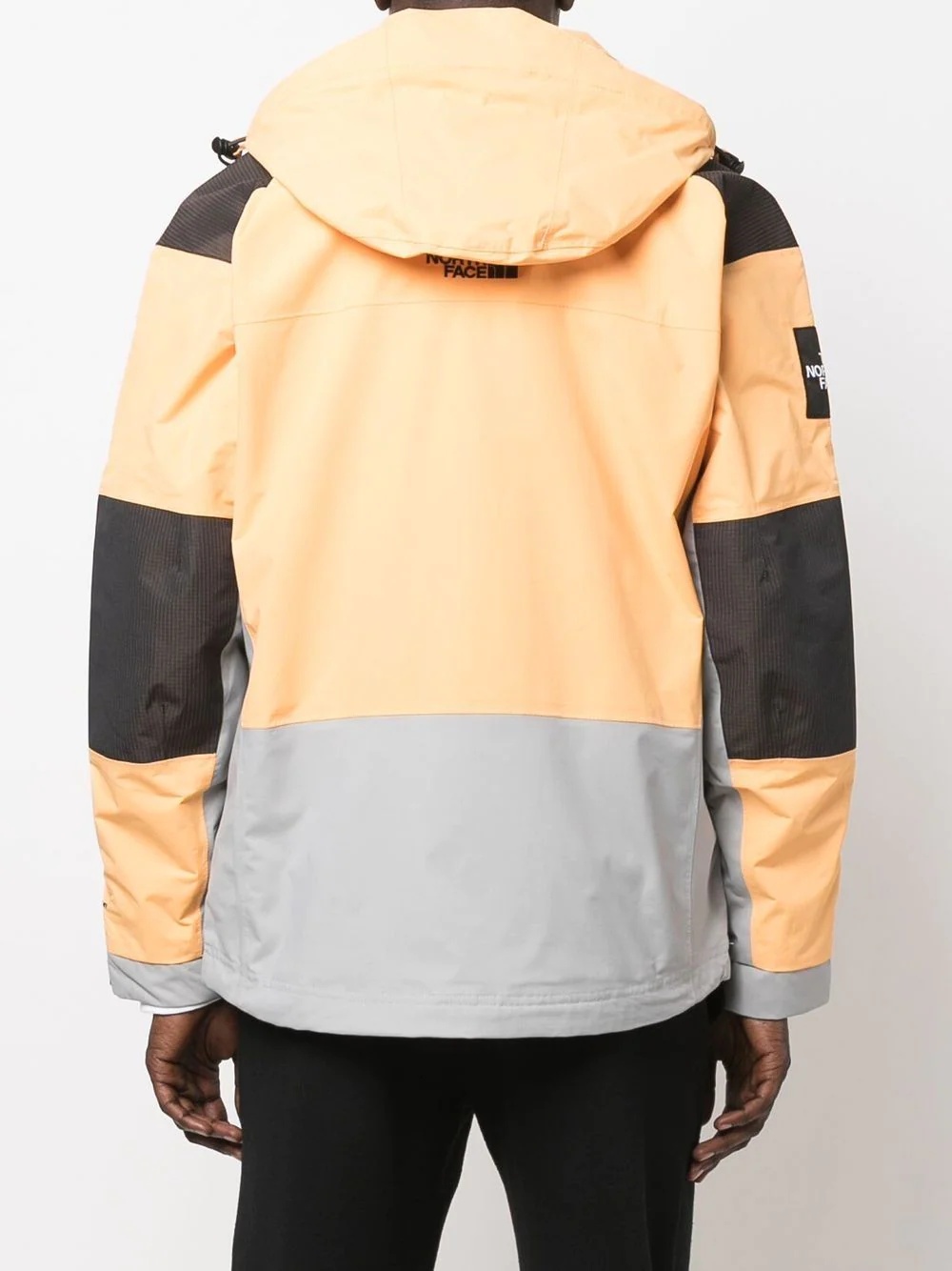 colour-block hooded jacket - 4