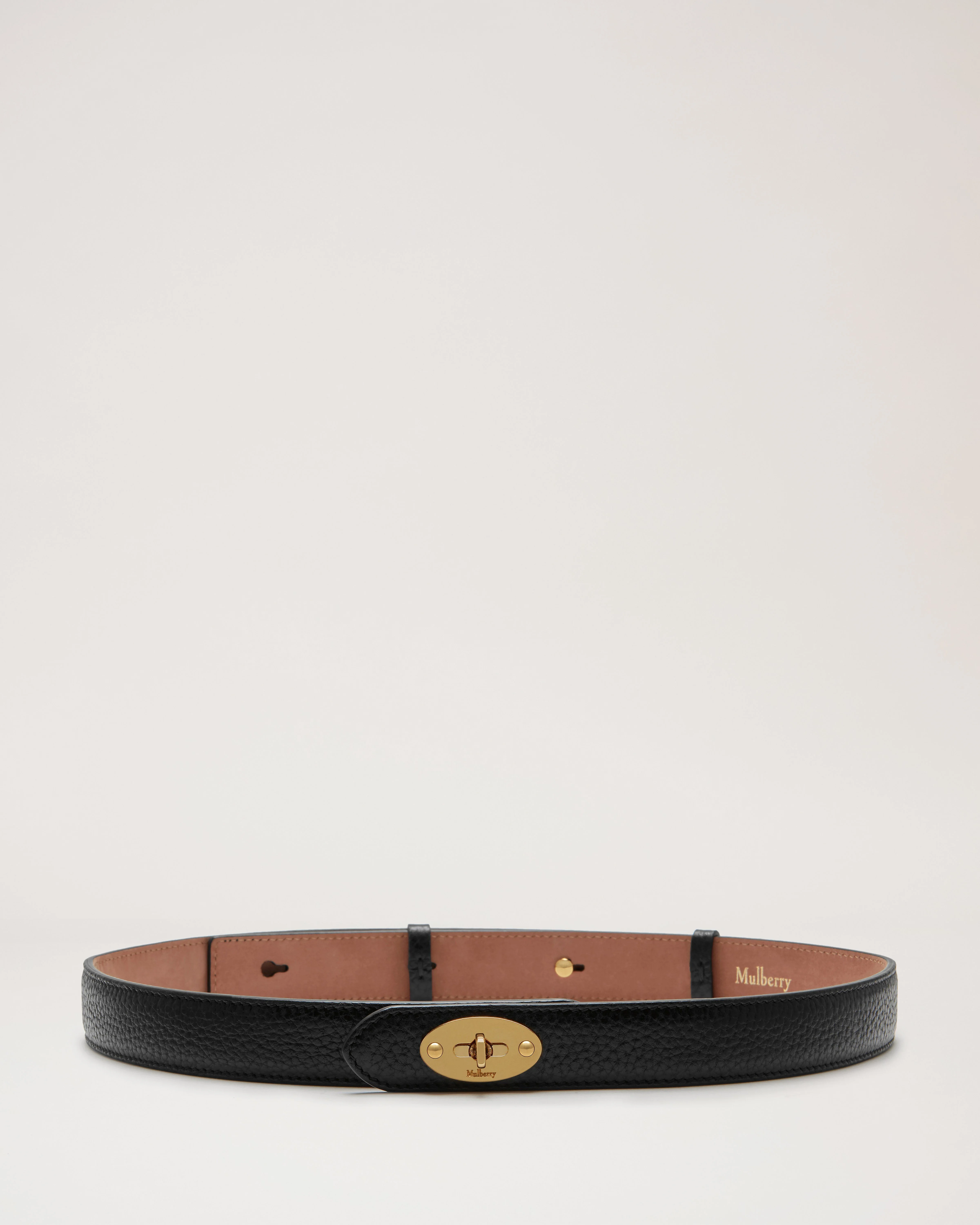 Thin Darley Belt
Black Natural Grain Leather - 1