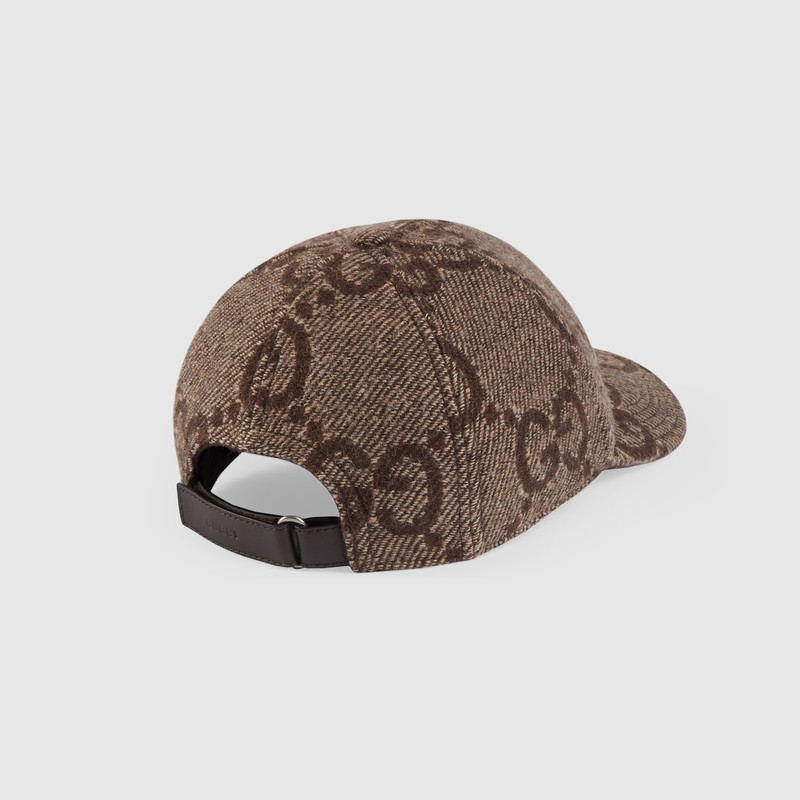 Jumbo GG wool baseball hat 5