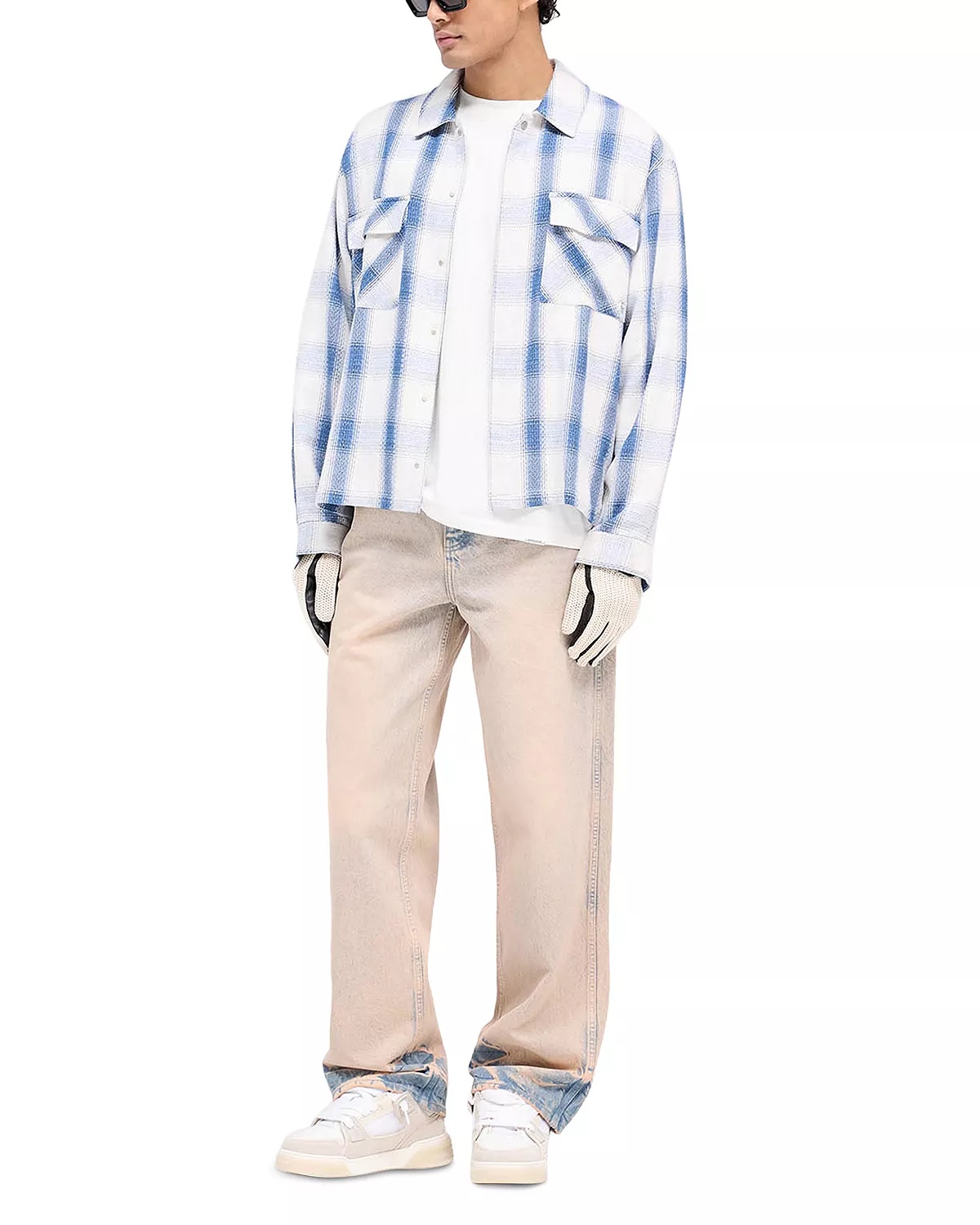 Oversized Fit Season Flannel Plaid Shirt - 3
