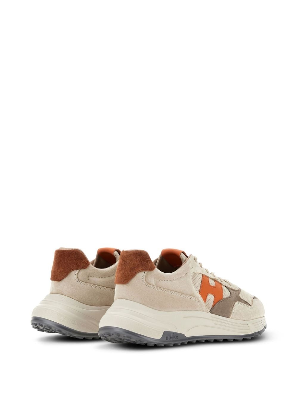 Hyperlight lace-up panelled sneakers - 3