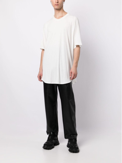 Julius curved-hem cotton T-shirt outlook