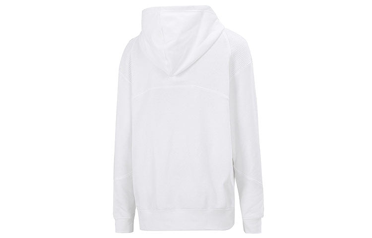 (WMNS) Nike AS NSW Air Fleece Hooded Pullover 'White' DM6060-100 - 2