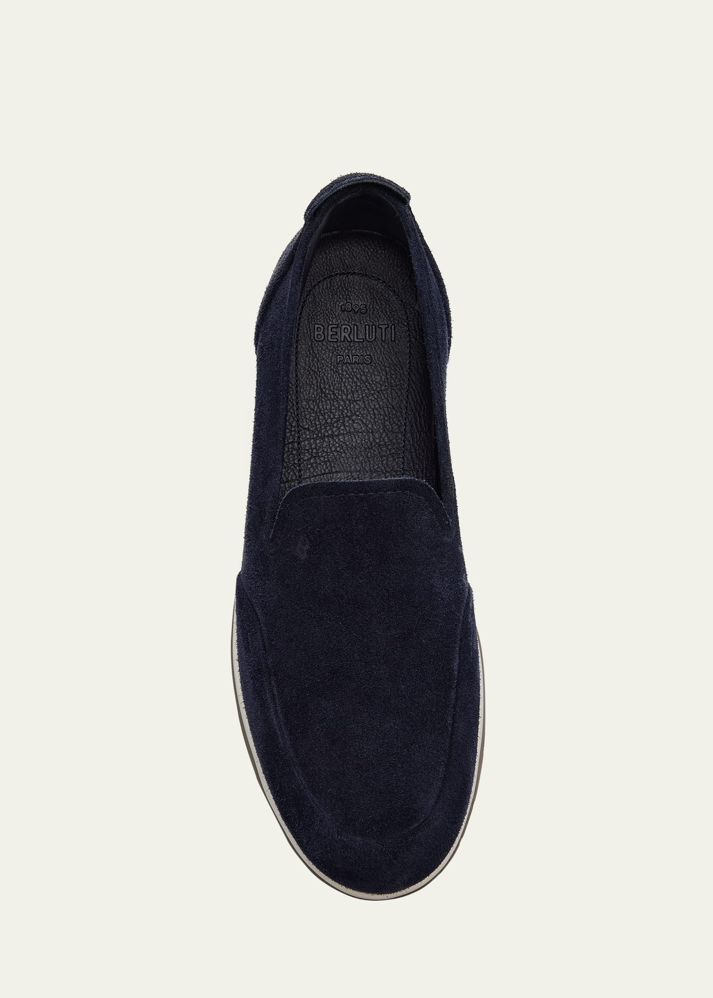 Men's Echappe Suede Slip-On Loafers - 3