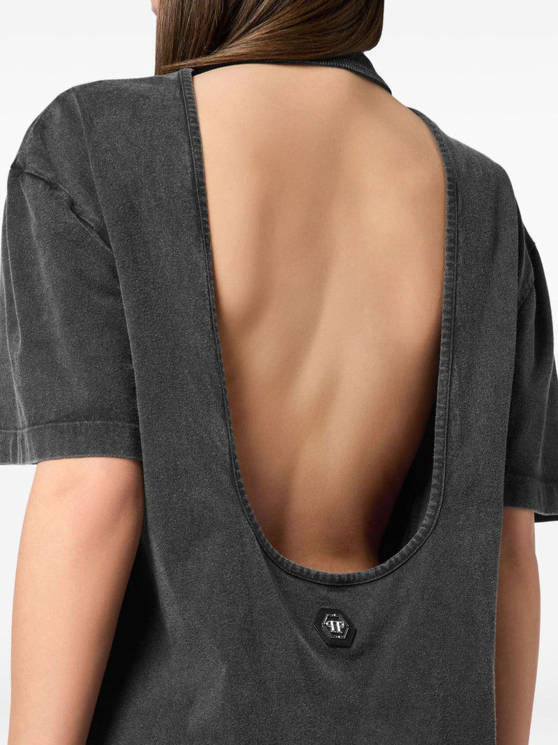 open-back embellished mini dress 4
