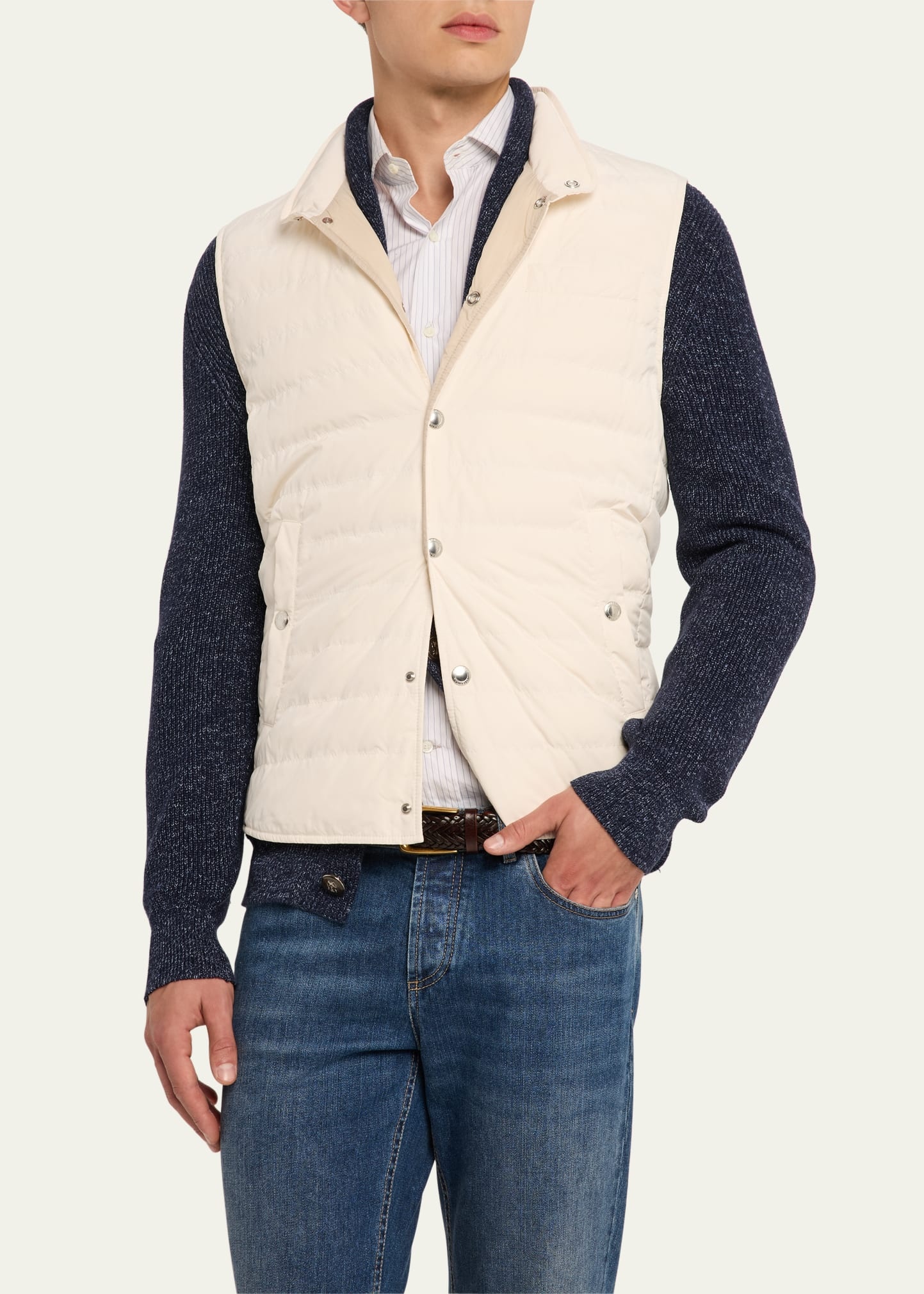 Men's High Summer Capsule Water-Resistant Down Vest - 4