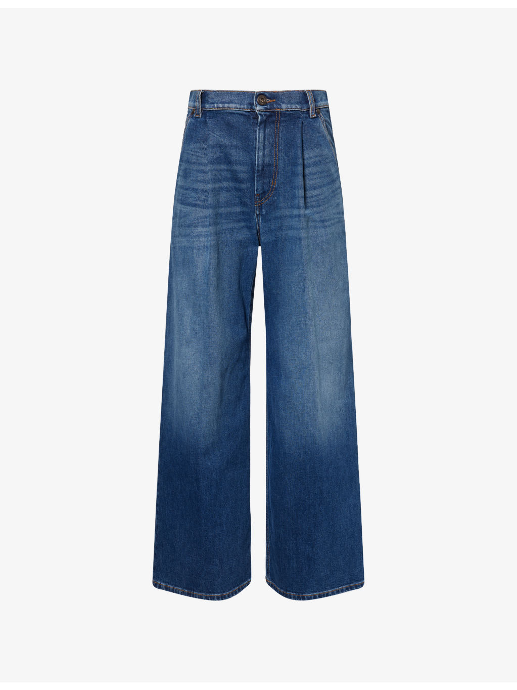 Ortles Wide-Leg Stretch-Denim Jeans - 1