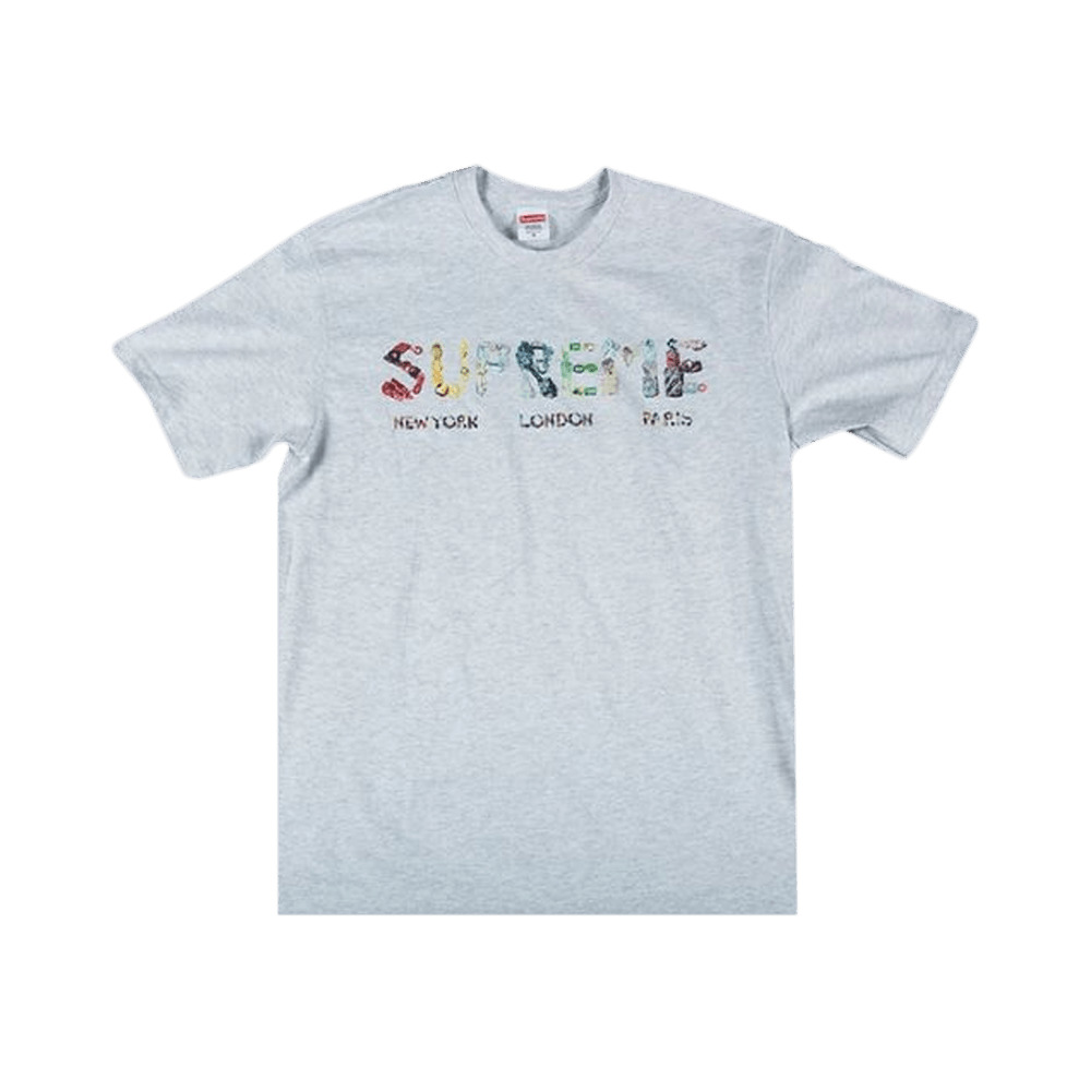 Supreme Crystals T-Shirt 'Ash Grey' - 1