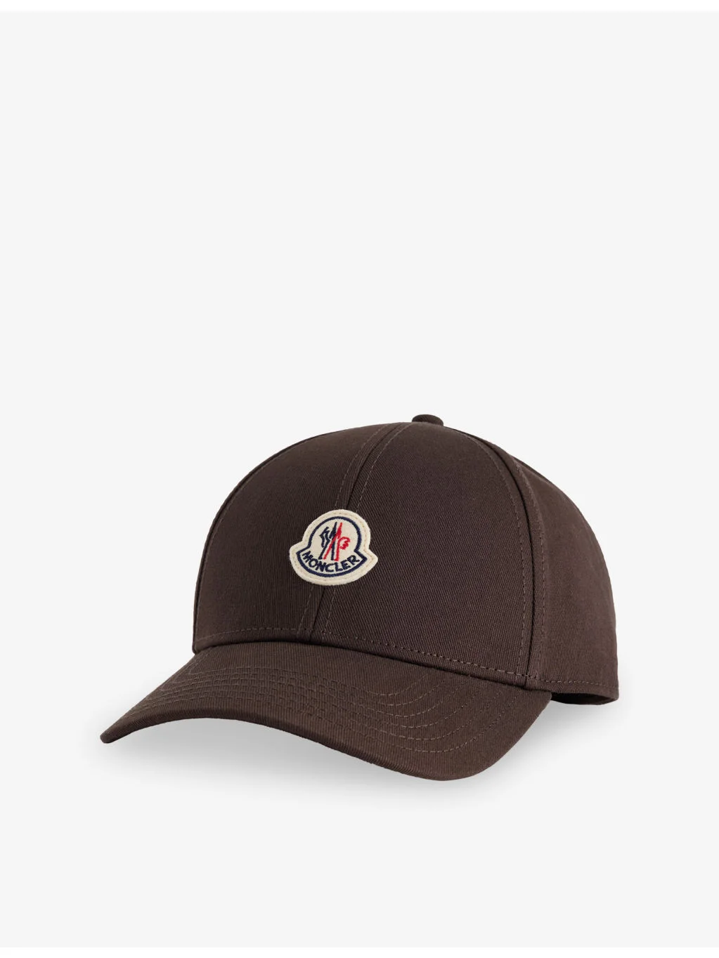Logo-Badge Cotton Baseball Cap - 1