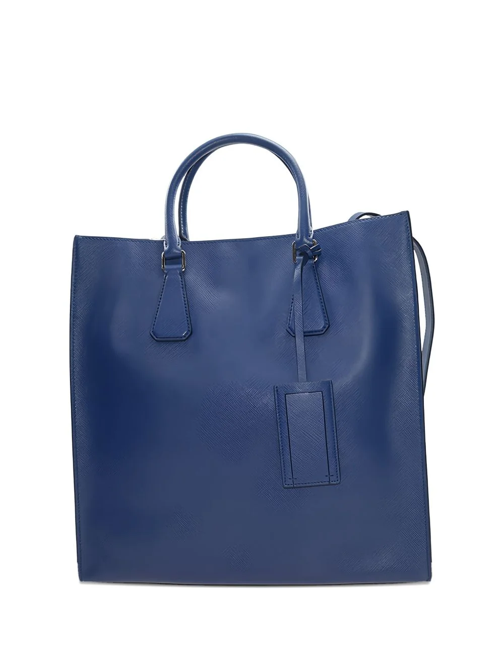 leather top-handle tote bag - 1