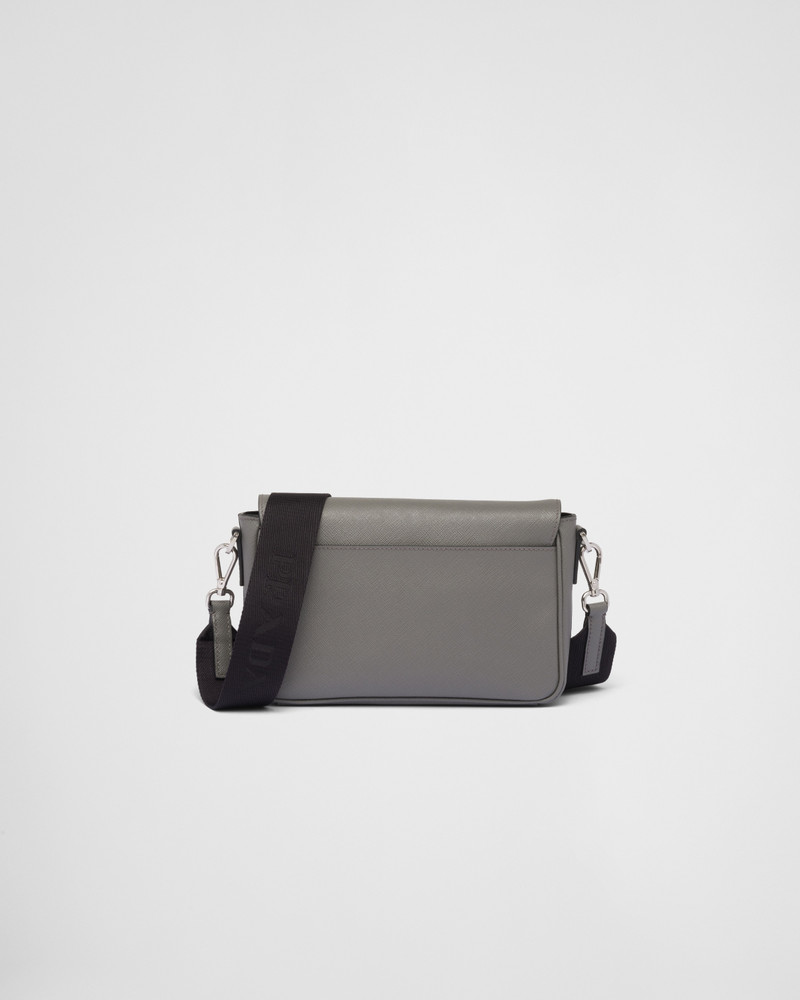 Saffiano leather shoulder bag 4
