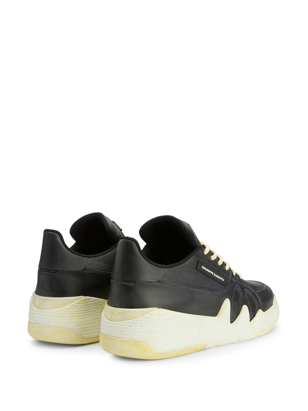 zip-details low-top sneakers - 3