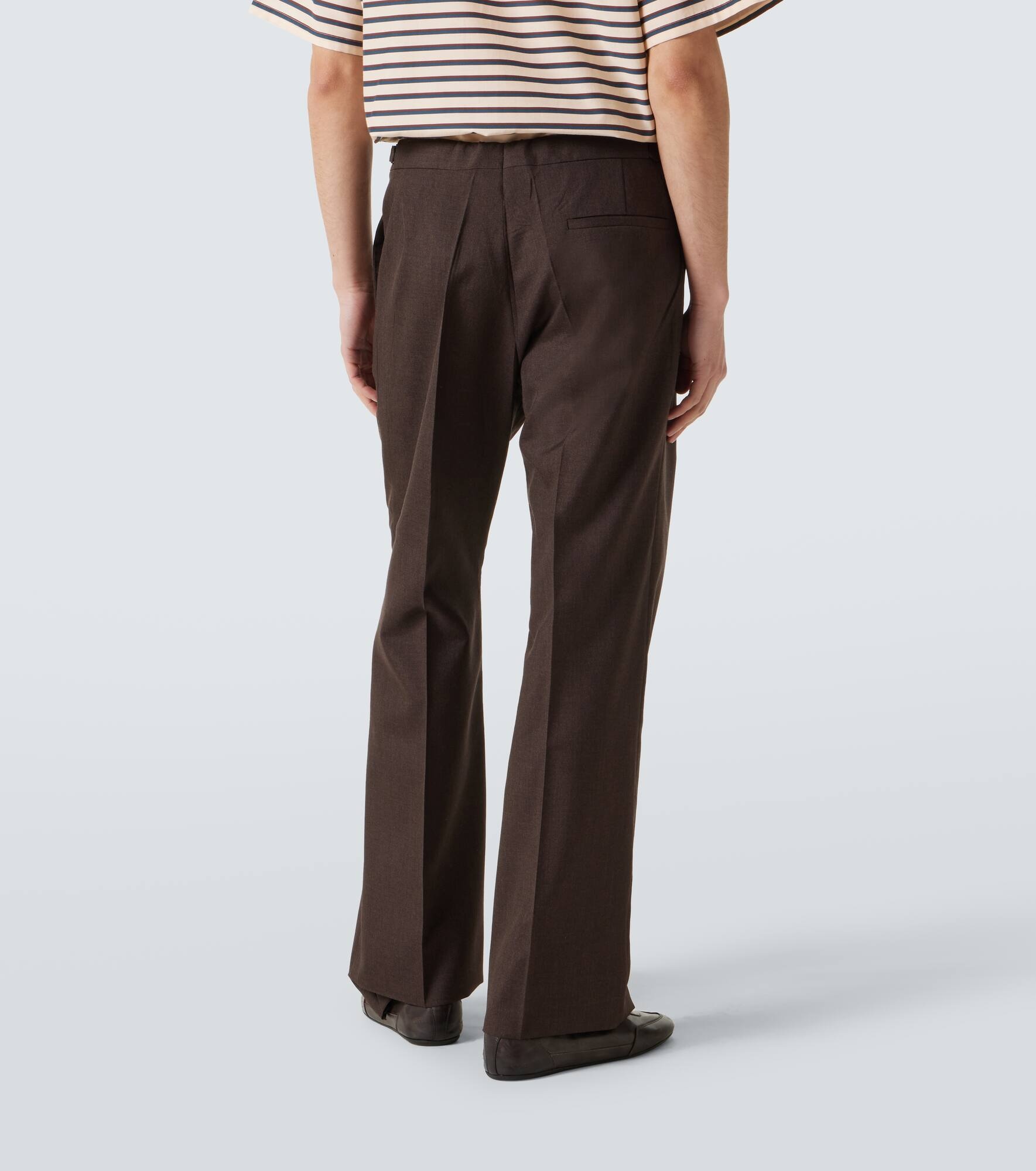 Mohair and silk wide-leg pants - 4
