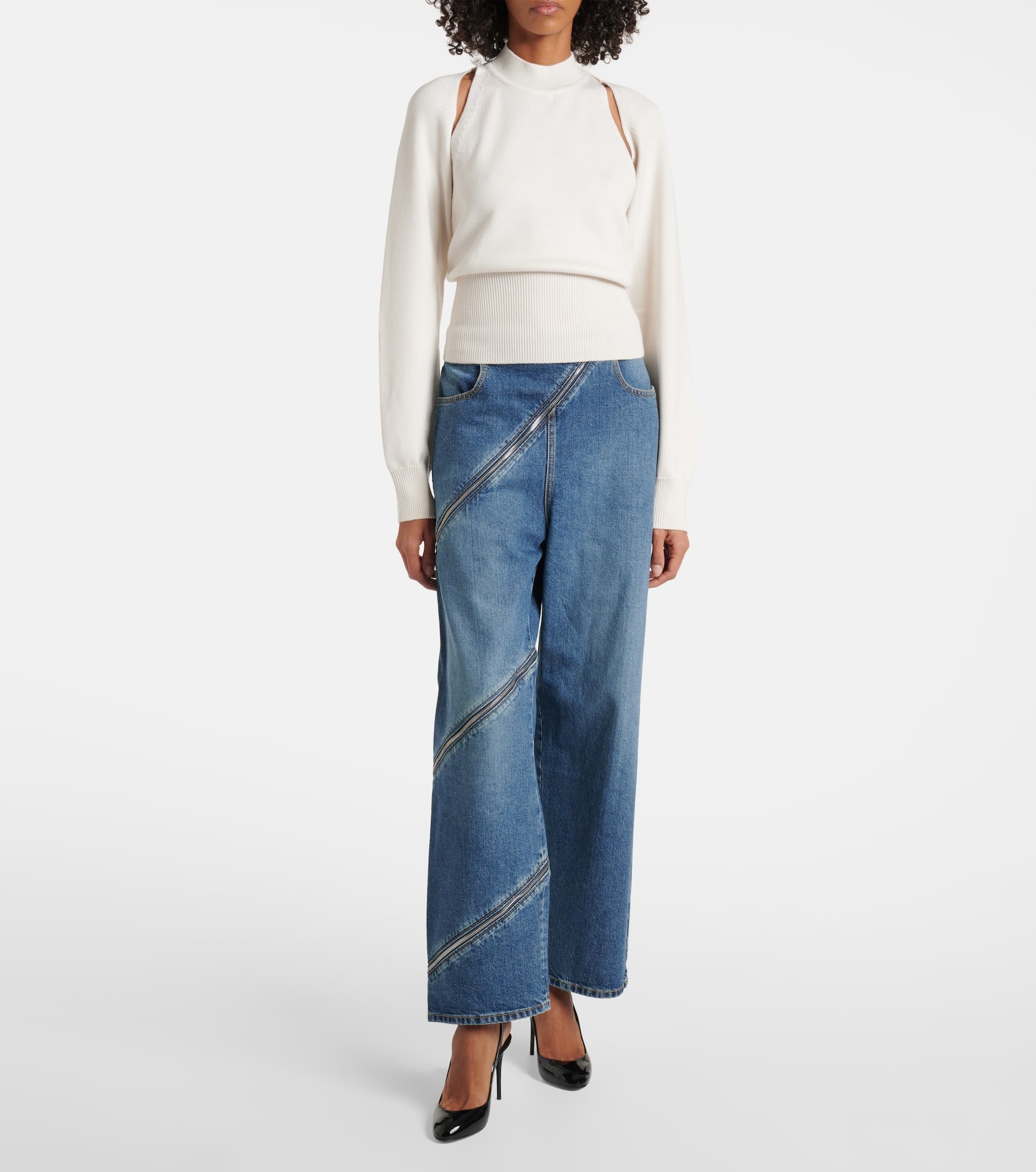 Cutout wool sweater - 2