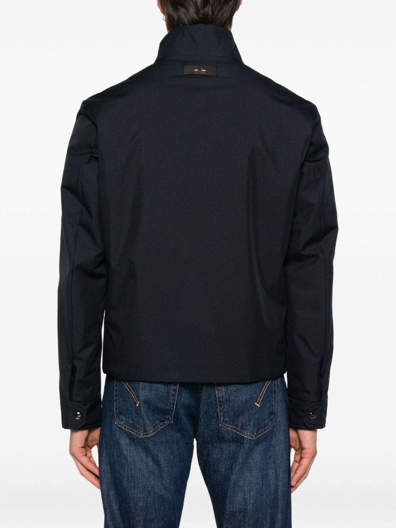 zip-front stand-collar jacket 4