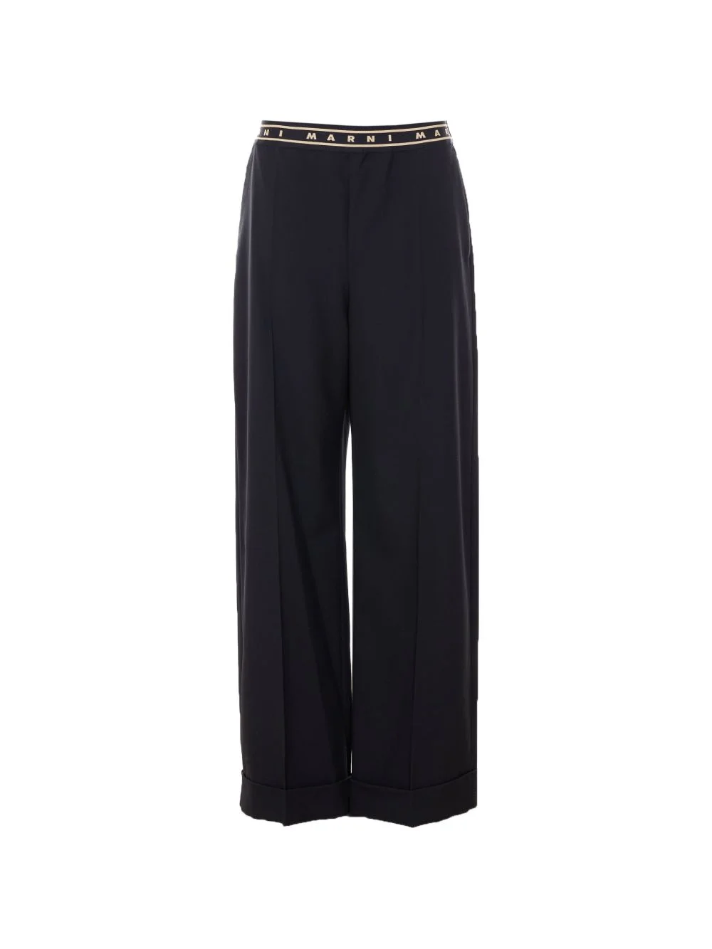 elasticated logo-band trousers - 1