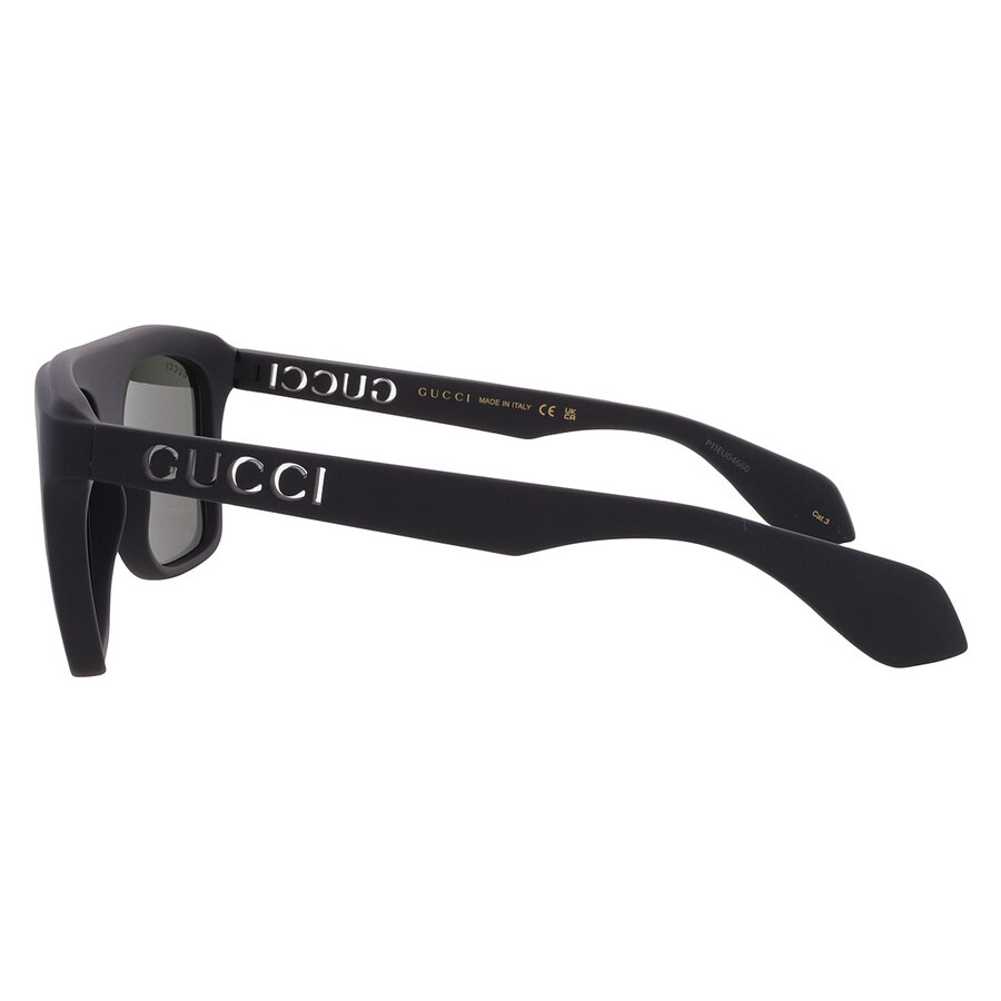 Gucci Grey Browline Men's Sunglasses GG1570S 001 57 - 4