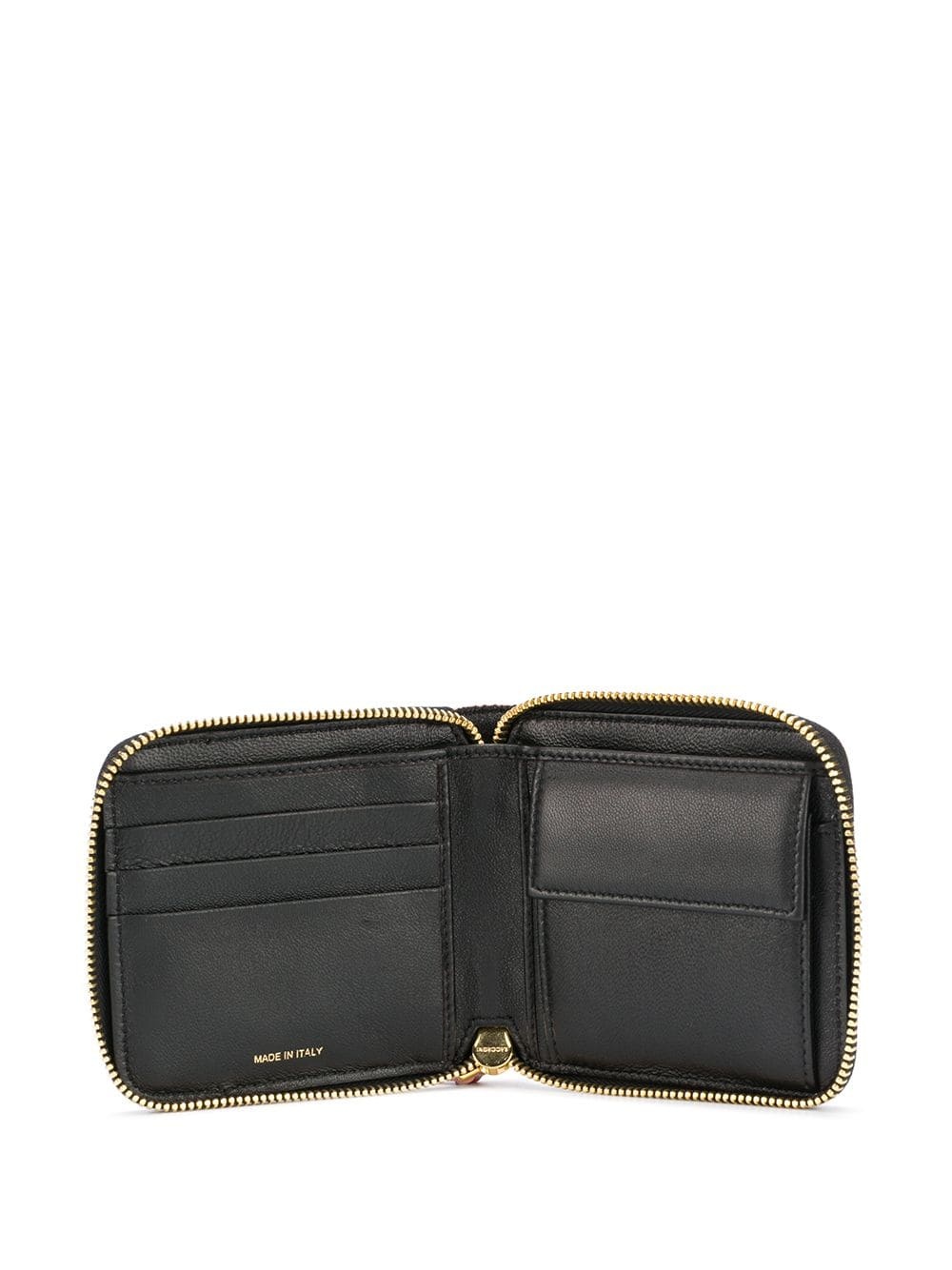 zip-around calf leather wallet - 3